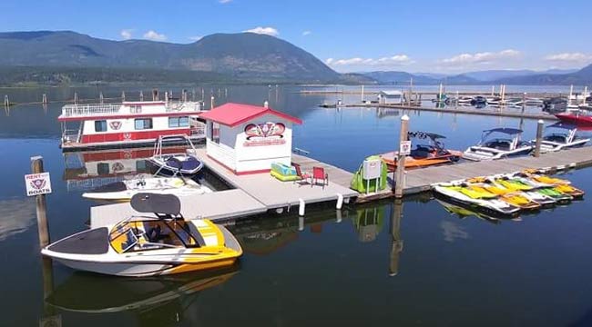 Sea-Dog Rentals Office, Salmon Arm, BC